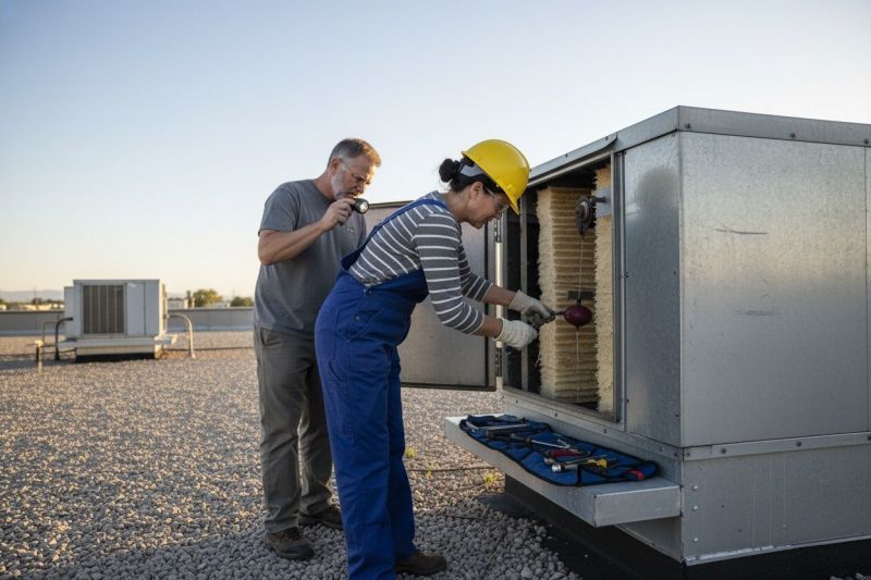 Commercial Cooling Repair detail